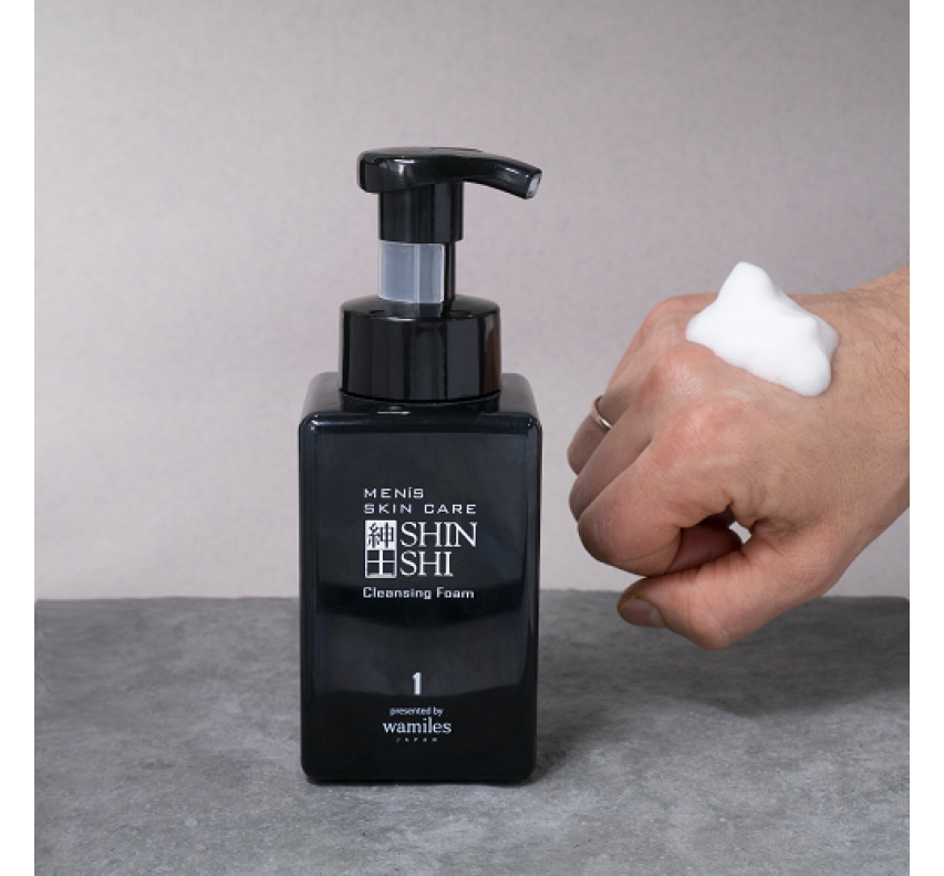 SHINSHI Men's Skin Care Cleansing Foam Men's Shaving Cleansing Foam, 400ml