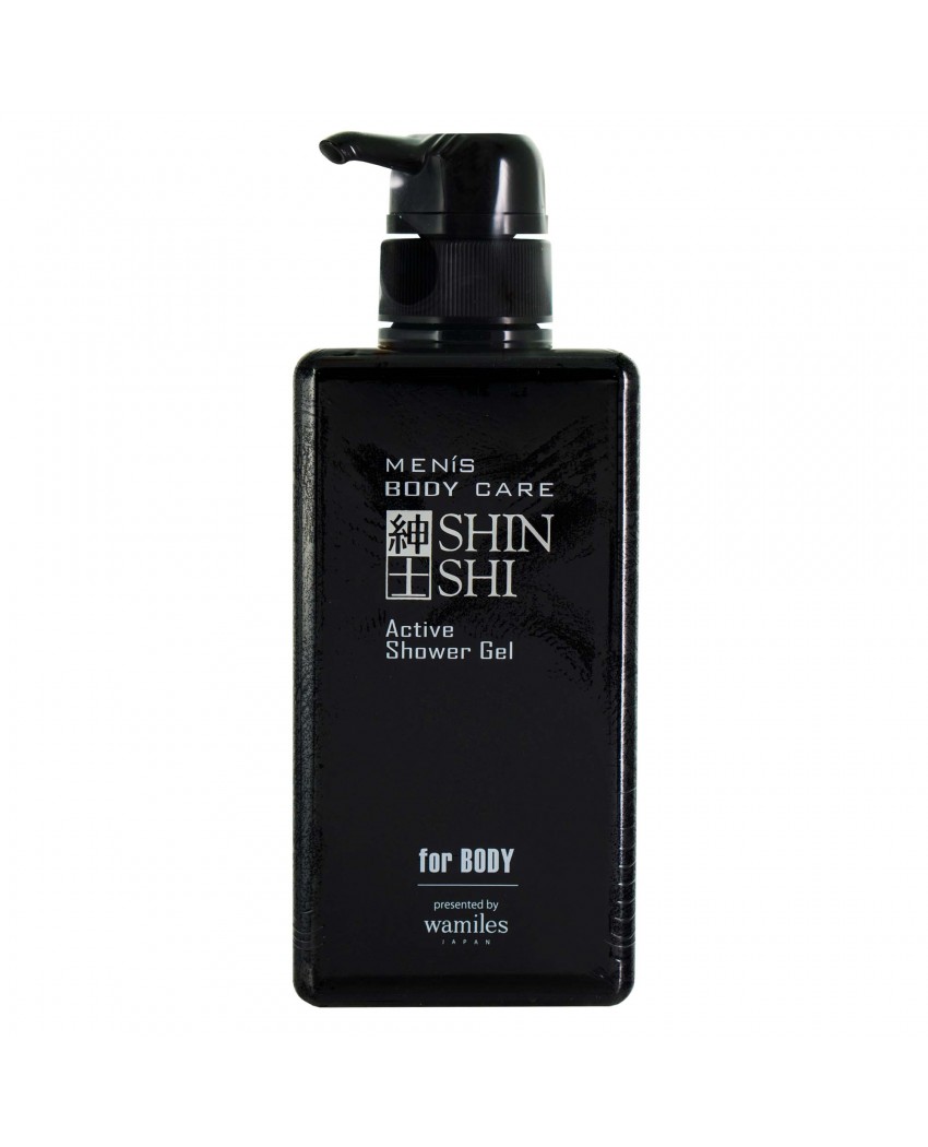 SHINSHI Men's Body Care Active Shower Gel Toning Shower Gel for Men, 500ml
