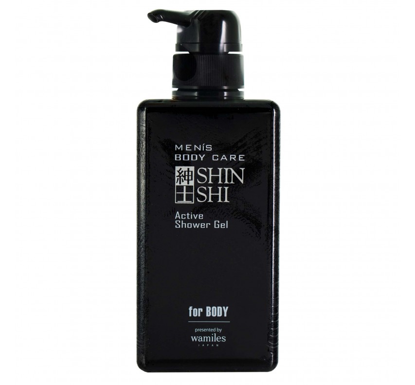 SHINSHI Men's Body Care Active Shower Gel Toning Shower Gel for Men, 500ml